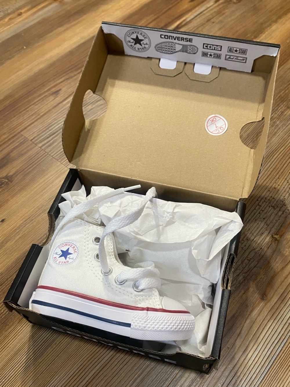 Infant White Converse